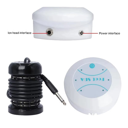 Ionic Detox Foot Spa Bath - Electric Mini Bubble & Vibration Massager for Deep Relaxation